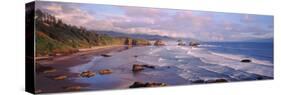 Seascape Cannon Beach OR USA-null-Stretched Canvas