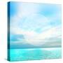 Seascape Daydream - Turquoise-Dominique Vari-Stretched Canvas