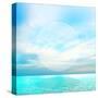 Seascape Daydream - Turquoise-Dominique Vari-Stretched Canvas