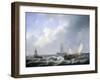 Seascape from the Zeeland Waters, by Petrus Johannes Schotel, 1825-27-Petrus Johannes Schotel-Framed Art Print