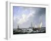 Seascape from the Zeeland Waters, by Petrus Johannes Schotel, 1825-27-Petrus Johannes Schotel-Framed Art Print