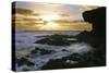 Seascape, Fuerteventura, Canary Islands-Peter Thompson-Stretched Canvas