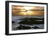 Seascape, Fuerteventura, Canary Islands-Peter Thompson-Framed Photographic Print