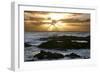 Seascape, Fuerteventura, Canary Islands-Peter Thompson-Framed Photographic Print