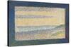 Seascape (Gravelines), 1890-Georges Seurat-Stretched Canvas