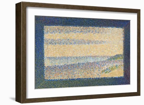 Seascape (Gravelines), 1890-Georges Seurat-Framed Art Print