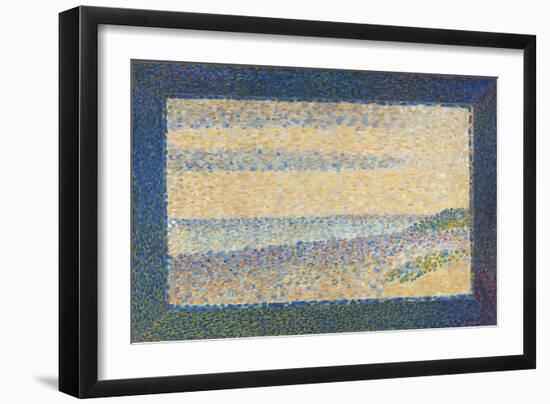 Seascape (Gravelines), 1890-Georges Seurat-Framed Art Print