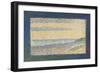 Seascape (Gravelines), 1890-Georges Seurat-Framed Art Print