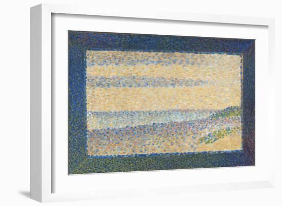 Seascape (Gravelines), 1890-Georges Seurat-Framed Art Print