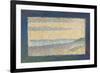 Seascape (Gravelines), 1890-Georges Seurat-Framed Premium Giclee Print