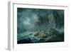 Seascape in a Storm-Jean Baptiste Pillement-Framed Giclee Print