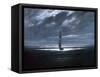 Seascape in Moonlight, 1830/35-Caspar David Friedrich-Framed Stretched Canvas