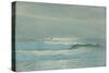 Seascape, Late 19Th Century - mid 20Th Century (Oil on Paper)-John Everett-Stretched Canvas