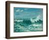 Seascape, Late 19Th Century - mid 20Th Century (Oil on Paper)-John Everett-Framed Giclee Print