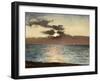 Seascape, Le Tréport, C.1880-89 (Oil on Panel)-Alfred Emile Stevens-Framed Giclee Print