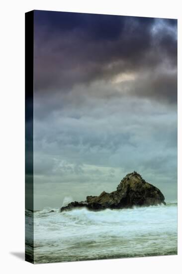 Seascape Mood at Big Sur-Vincent James-Stretched Canvas