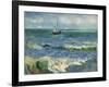 Seascape near Les Saintes-Maries-de-la-Mer. Arles, June 1888-Vincent van Gogh-Framed Premium Giclee Print