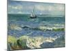 Seascape near Les Saintes-Maries-de-la-Mer. Arles, June 1888-Vincent van Gogh-Mounted Premium Giclee Print