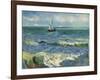 Seascape near Les Saintes-Maries-de-la-Mer. Arles, June 1888-Vincent van Gogh-Framed Giclee Print