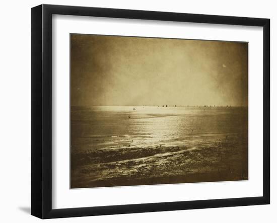 Seascape, Normandy, 1856-Gustave Le Gray-Framed Giclee Print