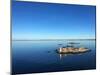 Seascape of a Swedish Fjord with Little Lighthouse on a Rocky Island-adiekoetter-Mounted Photographic Print