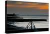 Seascape on north coast of kent England-Charles Bowman-Stretched Canvas