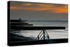 Seascape on north coast of kent England-Charles Bowman-Stretched Canvas