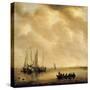 Seascape Painting by Willem van Diest (1610-1673), 1651-Willem van Diest-Stretched Canvas