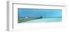 Seascape Panoramic with Bridge-null-Framed Art Print