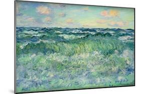 Seascape, Pourville, 1881 (Oil on Canvas)-Claude Monet-Mounted Giclee Print