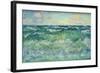 Seascape, Pourville, 1881 (Oil on Canvas)-Claude Monet-Framed Giclee Print