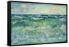 Seascape, Pourville, 1881 (Oil on Canvas)-Claude Monet-Framed Stretched Canvas