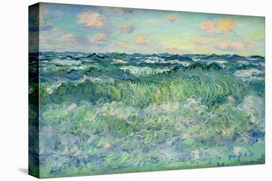 Seascape, Pourville, 1881 (Oil on Canvas)-Claude Monet-Stretched Canvas