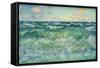 Seascape, Pourville, 1881 (Oil on Canvas)-Claude Monet-Framed Stretched Canvas