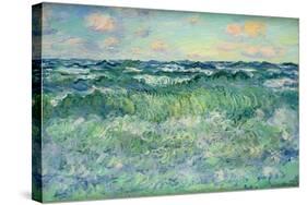 Seascape, Pourville, 1881 (Oil on Canvas)-Claude Monet-Stretched Canvas