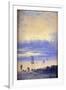 Seascape, Saint-Malo Beach-Auguste Herst-Framed Giclee Print