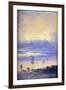 Seascape, Saint-Malo Beach-Auguste Herst-Framed Giclee Print