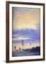 Seascape, Saint-Malo Beach-Auguste Herst-Framed Giclee Print