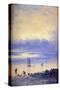 Seascape, Saint-Malo Beach-Auguste Herst-Stretched Canvas