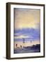 Seascape, Saint-Malo Beach-Auguste Herst-Framed Giclee Print