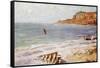 Seascape Sainte-Adresse-Claude Monet-Framed Stretched Canvas