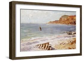 Seascape Sainte-Adresse-Claude Monet-Framed Giclee Print