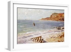 Seascape Sainte-Adresse-Claude Monet-Framed Giclee Print