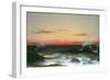 Seascape: Sunset, 1861 (Oil on Canvas)-Martin Johnson Heade-Framed Giclee Print