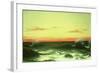 Seascape: Sunset, 1861-Martin Johnson Heade-Framed Giclee Print