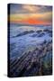 Seascape Sunset at Montaña de Oro, Morro Bay California Coast-Vincent James-Stretched Canvas
