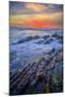 Seascape Sunset at Montaña de Oro, Morro Bay California Coast-Vincent James-Mounted Photographic Print