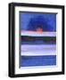 Seascape, Sunset, Helsinki, 1991-Izabella Godlewska de Aranda-Framed Giclee Print