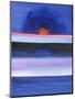 Seascape, Sunset, Helsinki, 1991-Izabella Godlewska de Aranda-Mounted Giclee Print