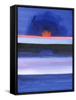 Seascape, Sunset, Helsinki, 1991-Izabella Godlewska de Aranda-Framed Stretched Canvas